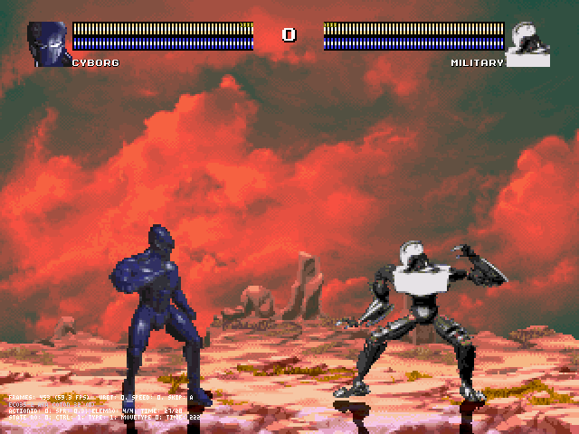 Rise of the Robots for MUGEN: Cyborg released, Cadavelico's Military updated Cyborg-military