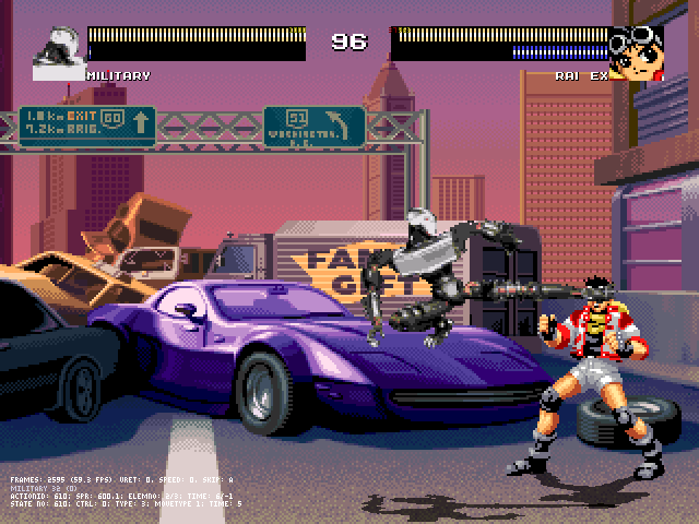 Rise of the Robots for MUGEN: Cyborg released, Cadavelico's Military updated Military1