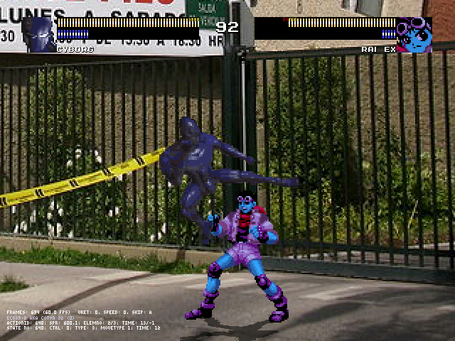 Rise of the Robots for MUGEN: Cyborg released, Cadavelico's Military updated Rotr1