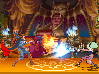 Screenshot featuring Demitri performing Chaos Flare