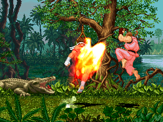Screenshot featuring Joe performing Tiger Kick
